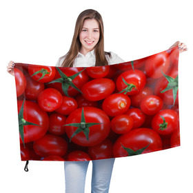 Флаг 3D с принтом Томатная , 100% полиэстер | плотность ткани — 95 г/м2, размер — 67 х 109 см. Принт наносится с одной стороны | tomato | vegan | vegetarian | будизм | веган | вегетарианство | йога | помидор | сыроедение | томат | фитнес | ягода
