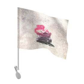 Флаг для автомобиля с принтом Three Days Grace 5 , 100% полиэстер | Размер: 30*21 см | three days grace