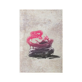 Обложка для паспорта матовая кожа с принтом Three Days Grace 5 , натуральная матовая кожа | размер 19,3 х 13,7 см; прозрачные пластиковые крепления | Тематика изображения на принте: three days grace