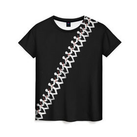 Женская футболка 3D с принтом Three Days Grace 9 , 100% полиэфир ( синтетическое хлопкоподобное полотно) | прямой крой, круглый вырез горловины, длина до линии бедер | three days grace