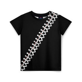 Детская футболка 3D с принтом Three Days Grace 9 , 100% гипоаллергенный полиэфир | прямой крой, круглый вырез горловины, длина до линии бедер, чуть спущенное плечо, ткань немного тянется | three days grace