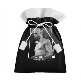 Подарочный 3D мешок с принтом Мигель Котто чб , 100% полиэстер | Размер: 29*39 см | boxing | бокс | боксер | котто | мигель анхель | мигель котто | спорт | чемпион мира