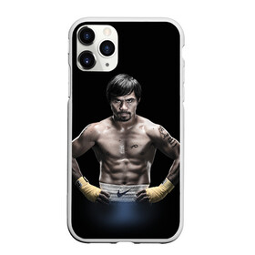 Чехол для iPhone 11 Pro матовый с принтом Мэнни Пакьяо , Силикон |  | Тематика изображения на принте: boxing | бокс | боксер | мэнни | мэнни пакьяо | пакьяо | спорт | чемпион мира