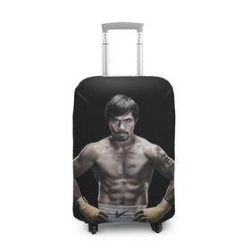 Чехол для чемодана 3D с принтом Мэнни Пакьяо , 86% полиэфир, 14% спандекс | двустороннее нанесение принта, прорези для ручек и колес | boxing | бокс | боксер | мэнни | мэнни пакьяо | пакьяо | спорт | чемпион мира