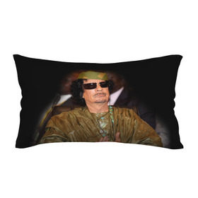 Подушка 3D антистресс с принтом Каддафи 3 , наволочка — 100% полиэстер, наполнитель — вспененный полистирол | состоит из подушки и наволочки на молнии | каддафи | муаммар каддафи | революция