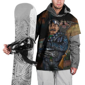 Накидка на куртку 3D с принтом Сталин 3 , 100% полиэстер |  | знаменитости | иосиф сталин | ретро | ссср