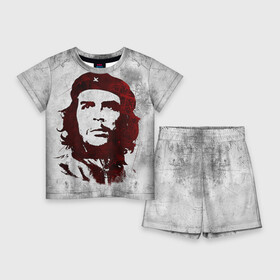 Детский костюм с шортами 3D с принтом Че Гевара 1 ,  |  | Тематика изображения на принте: ernesto che guevara | куба | революционер | революция | ретро | эрнесто че гевара