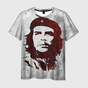 Мужская футболка 3D с принтом Че Гевара 1 , 100% полиэфир | прямой крой, круглый вырез горловины, длина до линии бедер | ernesto che guevara | куба | революционер | революция | ретро | эрнесто че гевара