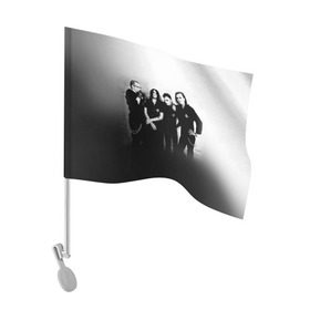 Флаг для автомобиля с принтом Агата Кристи 1 , 100% полиэстер | Размер: 30*21 см | агата кристи