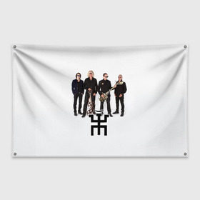 Флаг-баннер с принтом Пикник 2 , 100% полиэстер | размер 67 х 109 см, плотность ткани — 95 г/м2; по краям флага есть четыре люверса для крепления | пикник