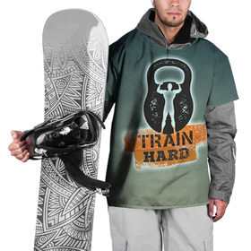 Накидка на куртку 3D с принтом Train hard 2 , 100% полиэстер |  | Тематика изображения на принте: bodybuilding | no pain no gain | train hard | бодибилдинг | качалка | пауэрлифинг | тренажерный | фитнес