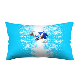 Подушка 3D антистресс с принтом Sonic , наволочка — 100% полиэстер, наполнитель — вспененный полистирол | состоит из подушки и наволочки на молнии | sonic | еж | игра | соник