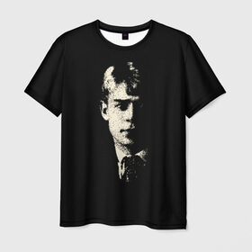 Мужская футболка 3D с принтом Есенин , 100% полиэфир | прямой крой, круглый вырез горловины, длина до линии бедер | есенин