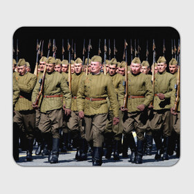 Коврик прямоугольный с принтом Вооруженные силы СССР , натуральный каучук | размер 230 х 185 мм; запечатка лицевой стороны | Тематика изображения на принте: армия | вооруженные силы россии | парад | рэтро | ссср