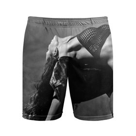 Мужские шорты 3D спортивные с принтом Девушка на пилоне ,  |  | девушка | красивая | на пилоне | страстная | танец