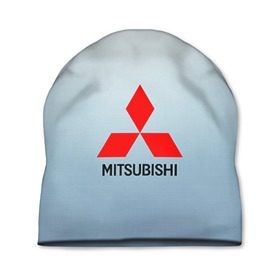 Шапка 3D с принтом Mitsubishi , 100% полиэстер | универсальный размер, печать по всей поверхности изделия | mitsubishi | мицубиси | мицубиши