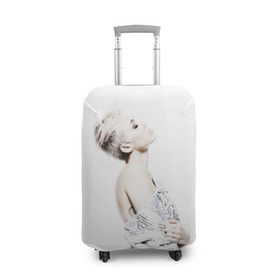 Чехол для чемодана 3D с принтом Miley , 86% полиэфир, 14% спандекс | двустороннее нанесение принта, прорези для ручек и колес | cyrus | miley | майли | музыка | сайрус