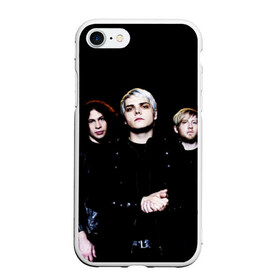 Чехол для iPhone 7/8 матовый с принтом My Chemical Romance , Силикон | Область печати: задняя сторона чехла, без боковых панелей | anthony | black parade | bob bryar | famous last words | frank | gerard | james dewees | matt pelissier | mikey | my chemical romance | ray toro | sing | way | айеро | боб | брайар | деуис | джеймс | джерард уэй | майки | мэтт | пелишьер | рэй | торо | уэ