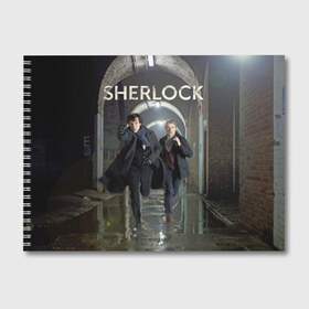 Альбом для рисования с принтом Sherlock , 100% бумага
 | матовая бумага, плотность 200 мг. | benedict | cumberbatch | freeman | holmes | martin | sherlock | бенедикт | ватсон | доктор | камбербэтч | мартин | фриман | холмс | шерлок