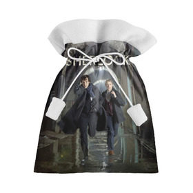 Подарочный 3D мешок с принтом Sherlock , 100% полиэстер | Размер: 29*39 см | Тематика изображения на принте: benedict | cumberbatch | freeman | holmes | martin | sherlock | бенедикт | ватсон | доктор | камбербэтч | мартин | фриман | холмс | шерлок