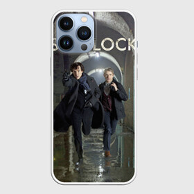 Чехол для iPhone 13 Pro Max с принтом Sherlock ,  |  | Тематика изображения на принте: benedict | cumberbatch | freeman | holmes | martin | sherlock | бенедикт | ватсон | доктор | камбербэтч | мартин | фриман | холмс | шерлок