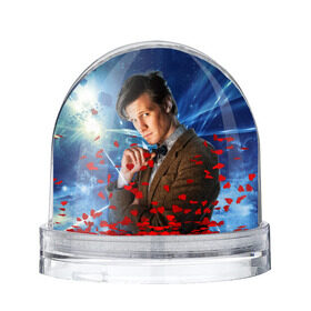Водяной шар с принтом 11th Doctor Who , Пластик | Изображение внутри шара печатается на глянцевой фотобумаге с двух сторон | doctor who | matt | smith | tardis | временной поток | доктор кто | мэтт | смит | тардис