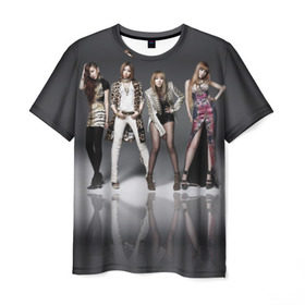 Мужская футболка 3D с принтом K-pop девушки , 100% полиэфир | прямой крой, круглый вырез горловины, длина до линии бедер | 2ne1 | cl | cl корея | k pop | айдолы | девушка | кей поп | корейская | корейцы | корея | кпоп | попса | южная