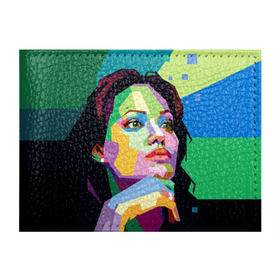 Обложка для студенческого билета с принтом Анджелина Джоли , натуральная кожа | Размер: 11*8 см; Печать на всей внешней стороне | Тематика изображения на принте: angelina jolie | актриса | анджелина джоли | звезда | знаменитость | кино | поп арт | символ