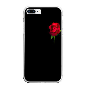 Чехол для iPhone 7Plus/8 Plus матовый с принтом Розы за спиной , Силикон | Область печати: задняя сторона чехла, без боковых панелей | за спиной | любовь | подарок | роза | розы | сюрприз | цветы | чувства
