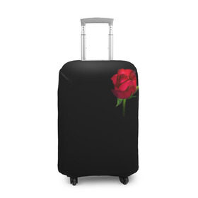 Чехол для чемодана 3D с принтом Розы за спиной , 86% полиэфир, 14% спандекс | двустороннее нанесение принта, прорези для ручек и колес | за спиной | любовь | подарок | роза | розы | сюрприз | цветы | чувства