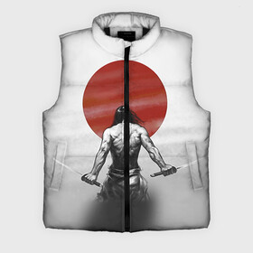 Мужской жилет утепленный 3D с принтом Самурай 1 ,  |  | борьба | воин | единоборства | путь воина | самураи | самурай