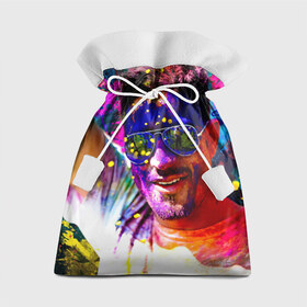 Подарочный 3D мешок с принтом Индуистский фестиваль красок , 100% полиэстер | Размер: 29*39 см | Тематика изображения на принте: 