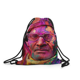 Рюкзак-мешок 3D с принтом Индуистский фестиваль красок , 100% полиэстер | плотность ткани — 200 г/м2, размер — 35 х 45 см; лямки — толстые шнурки, застежка на шнуровке, без карманов и подкладки | 