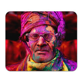 Коврик прямоугольный с принтом Индуистский фестиваль красок , натуральный каучук | размер 230 х 185 мм; запечатка лицевой стороны | Тематика изображения на принте: 