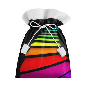 Подарочный 3D мешок с принтом Лестница , 100% полиэстер | Размер: 29*39 см | лестница | радуга | спектр | цвет | цвета | яркие