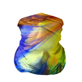 Бандана-труба 3D с принтом Абстракция , 100% полиэстер, ткань с особыми свойствами — Activecool | плотность 150‒180 г/м2; хорошо тянется, но сохраняет форму | кислотный | обстракция | радуга | свет | спектр | цвет | цвета | яркие