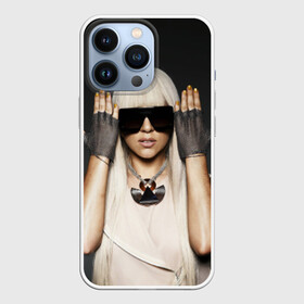 Чехол для iPhone 13 Pro с принтом Lady Gaga ,  |  | Тематика изображения на принте: lady gaga | блондинка | звезда | знаменитость | леди гаага | очки | певица | поп | эпатаж | эпатажная