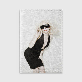 Обложка для паспорта матовая кожа с принтом Lady Gaga , натуральная матовая кожа | размер 19,3 х 13,7 см; прозрачные пластиковые крепления | Тематика изображения на принте: lady gaga | блондинка | звезда | знаменитость | леди гаага | певица | поп | эпатаж | эпатажная