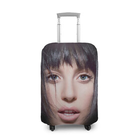 Чехол для чемодана 3D с принтом Lady Gaga , 86% полиэфир, 14% спандекс | двустороннее нанесение принта, прорези для ручек и колес | 