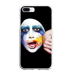 Чехол для iPhone 7Plus/8 Plus матовый с принтом Lady Gaga , Силикон | Область печати: задняя сторона чехла, без боковых панелей | Тематика изображения на принте: lady gaga | взгляд | звезда | знаменитость | леди гаага | певица | поп | портрет | эпатаж | эпатажная
