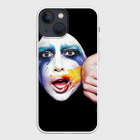Чехол для iPhone 13 mini с принтом Lady Gaga ,  |  | Тематика изображения на принте: lady gaga | взгляд | звезда | знаменитость | леди гаага | певица | поп | портрет | эпатаж | эпатажная