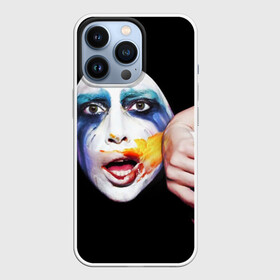 Чехол для iPhone 13 Pro с принтом Lady Gaga ,  |  | Тематика изображения на принте: lady gaga | взгляд | звезда | знаменитость | леди гаага | певица | поп | портрет | эпатаж | эпатажная