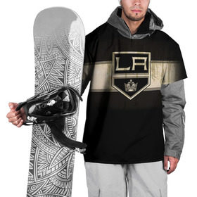 Накидка на куртку 3D с принтом Лос-Анджелес Кингз , 100% полиэстер |  | Тематика изображения на принте: nhl | лос анджелес кингз | нхл | хоккеист | хоккей