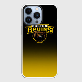 Чехол для iPhone 13 Pro с принтом Бостон Брюинз ,  |  | Тематика изображения на принте: nhl | бостон брюинз | нхл | хоккеист | хоккей