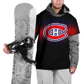 Накидка на куртку 3D с принтом Монреаль Канадиенс , 100% полиэстер |  | nhl | монреаль канадиенс | нхл | хоккеист | хоккей