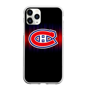 Чехол для iPhone 11 Pro матовый с принтом Монреаль Канадиенс , Силикон |  | nhl | монреаль канадиенс | нхл | хоккеист | хоккей