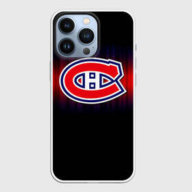 Чехол для iPhone 13 Pro с принтом Монреаль Канадиенс ,  |  | Тематика изображения на принте: nhl | монреаль канадиенс | нхл | хоккеист | хоккей