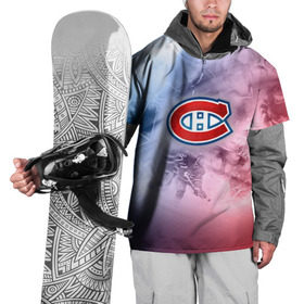 Накидка на куртку 3D с принтом Монреаль Канадиенс 1 , 100% полиэстер |  | nhl | монреаль канадиенс | нхл | хоккеист | хоккей