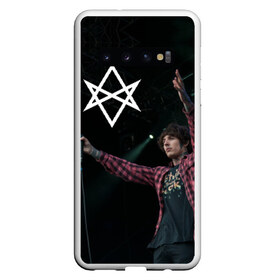 Чехол для Samsung Galaxy S10 с принтом BMTH , Силикон | Область печати: задняя сторона чехла, без боковых панелей | Тематика изображения на принте: bring me the horizon | oliver sykes | sempiternal | that’s the spirit | throne | оливер сайкс