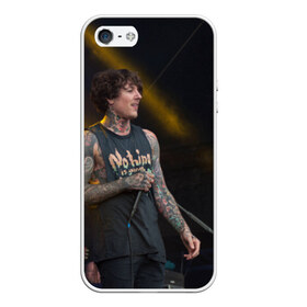 Чехол для iPhone 5/5S матовый с принтом Oli Sykes , Силикон | Область печати: задняя сторона чехла, без боковых панелей | bring me the horizon | oliver sykes | sempiternal | that’s the spirit | throne | оливер сайкс